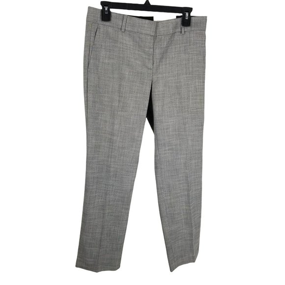 Ann Taylor Pants - NEW Ann Taylor The Straight Leg 6P Petite Gray Work Pants Slacks Mid Rise